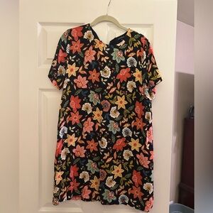 OLIVACEOUS WOMENS PRINTED DRESS